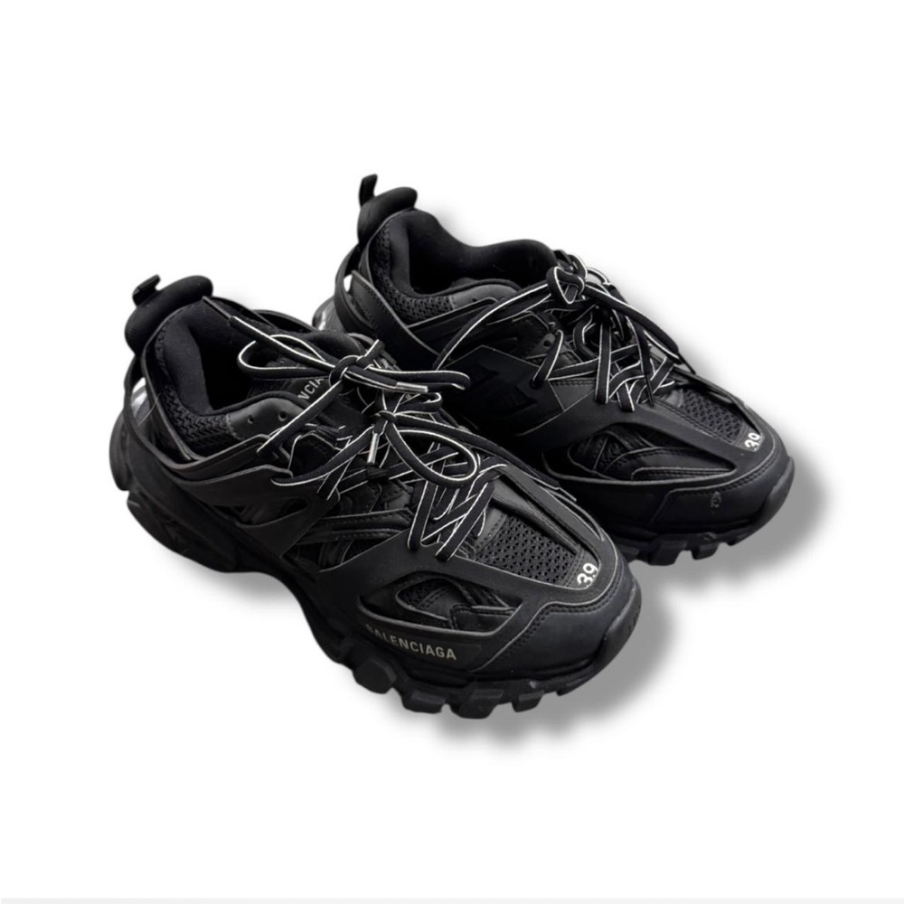Balenciaga Track Low Top Triple Black Sneakers Size 39 / Women’s 8 / Men’s 6